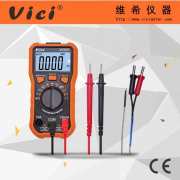 6000計數自動量程數字萬用表VC837 N