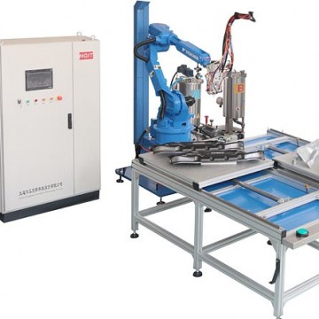 過濾器密封點(diǎn)膠機(jī)，濾清器發(fā)泡機(jī)，