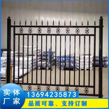 單花環圍墻護欄 中山小區鐵藝護欄 