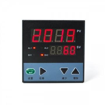 浙江頂威_  雙屏單回路測(cè)控儀D703-0