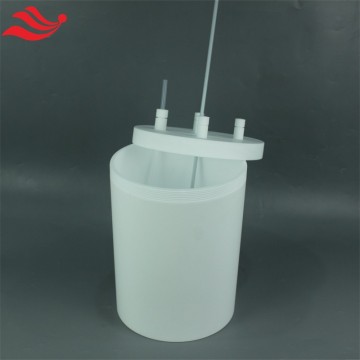 耐腐蝕PTFE圓桶耐高溫反應(yīng)罐四氟蒸