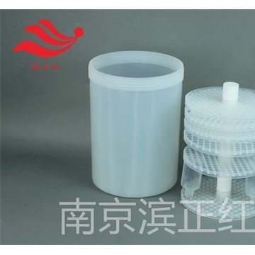 大容量PFA清洗桶圓形特氟龍清洗器6L